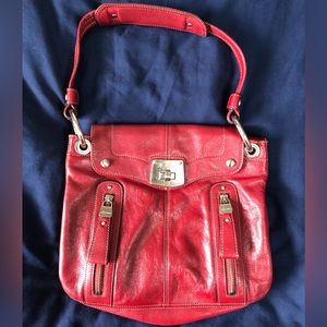 B. Makowsky red shoulder purse